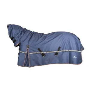 Classic Equine 5K Cross Trainer Hooded Blanket-Dusty Blue