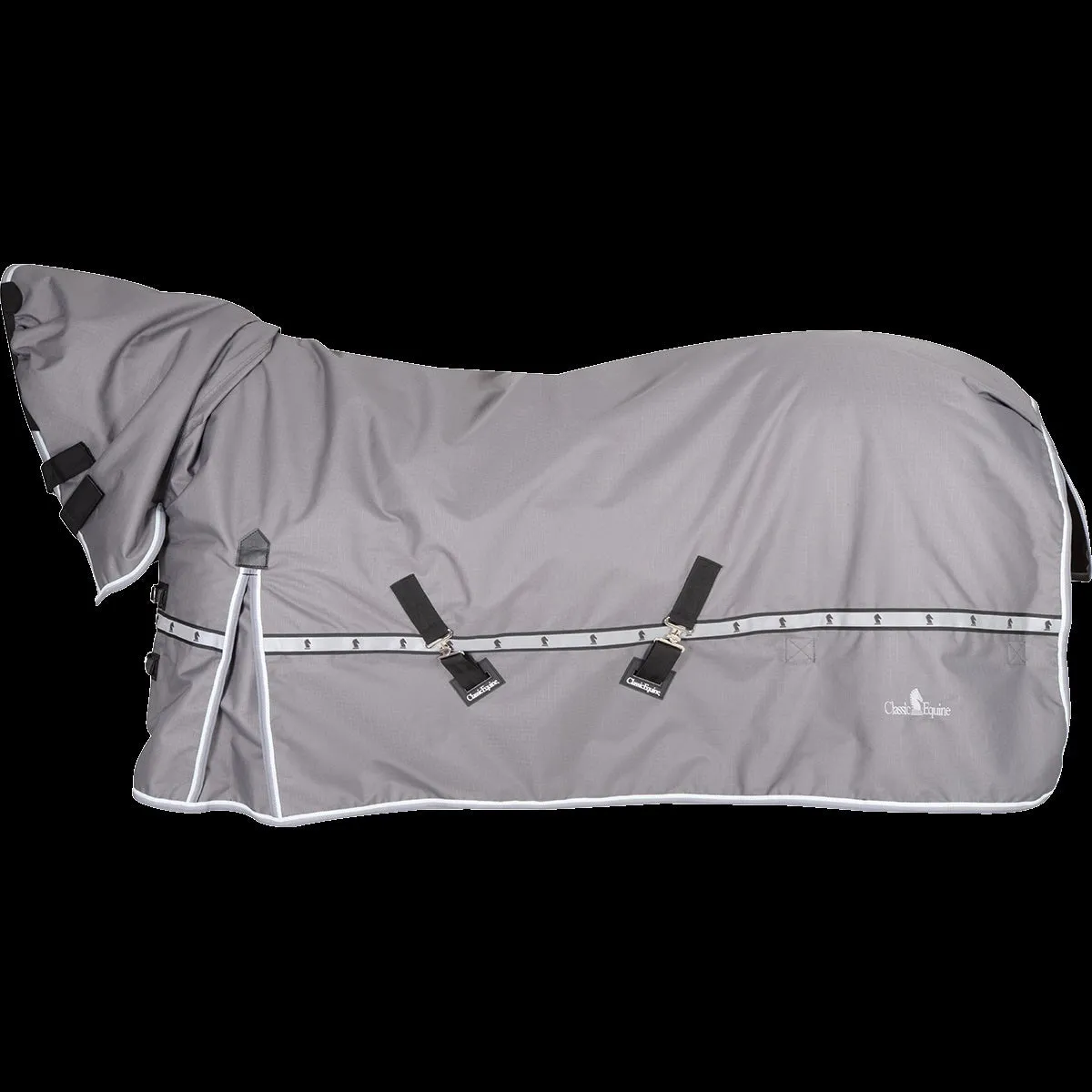 Classic Equine Horse 5k Cross Trainer Hooded Winter Blanket