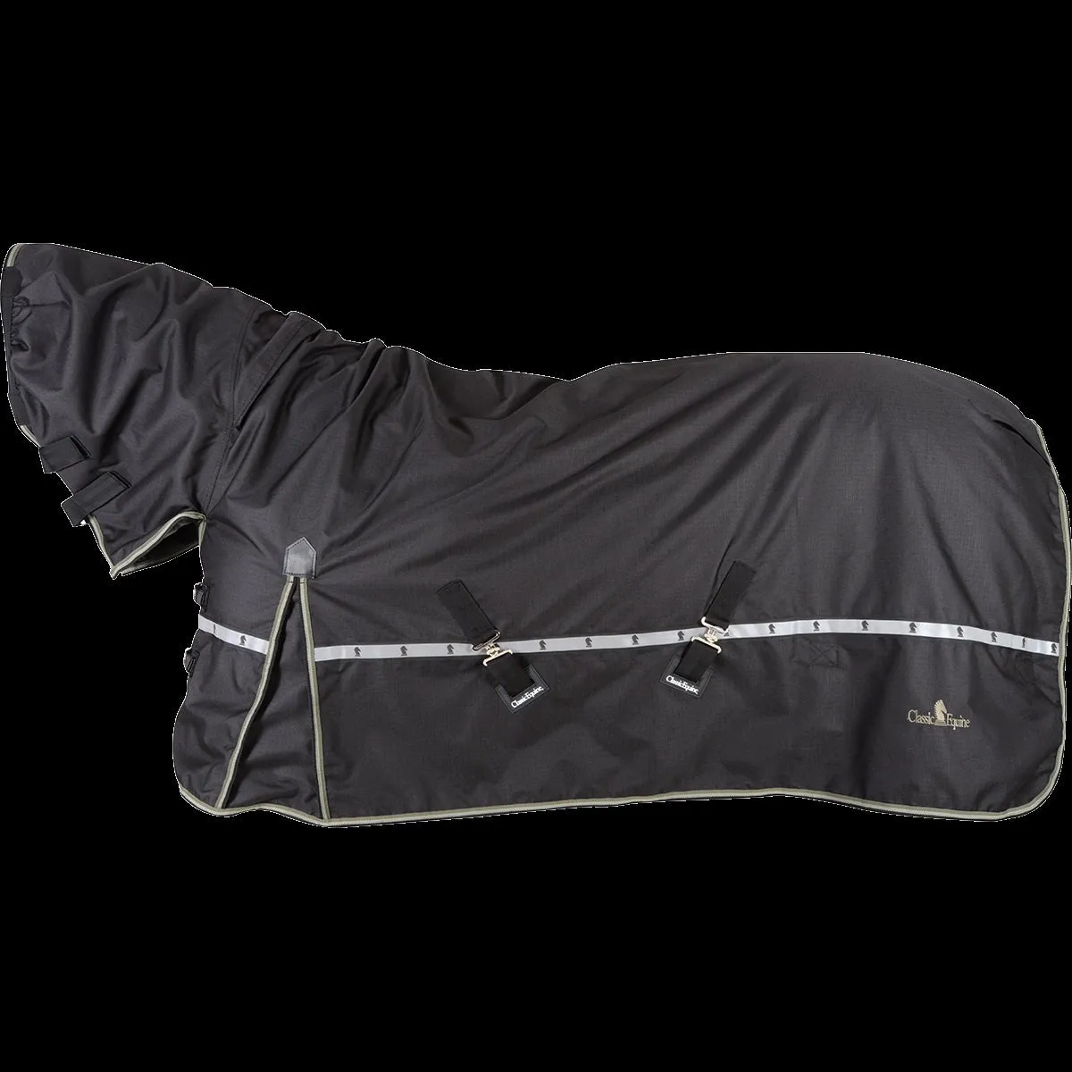 Classic Equine Horse 5k Cross Trainer Hooded Winter Blanket