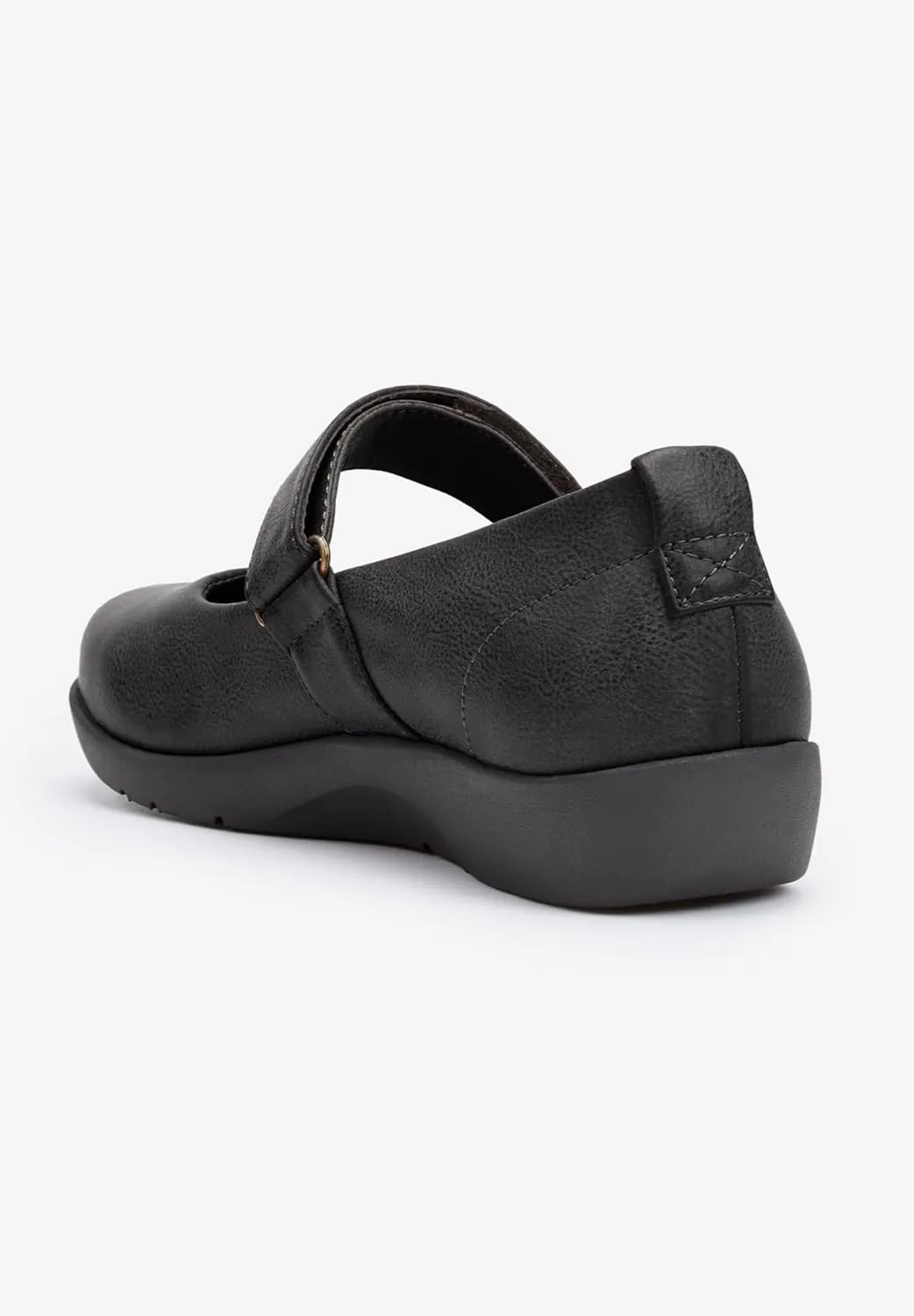 Comfortview Women's Wide Width The Carla Mary Jane Flat