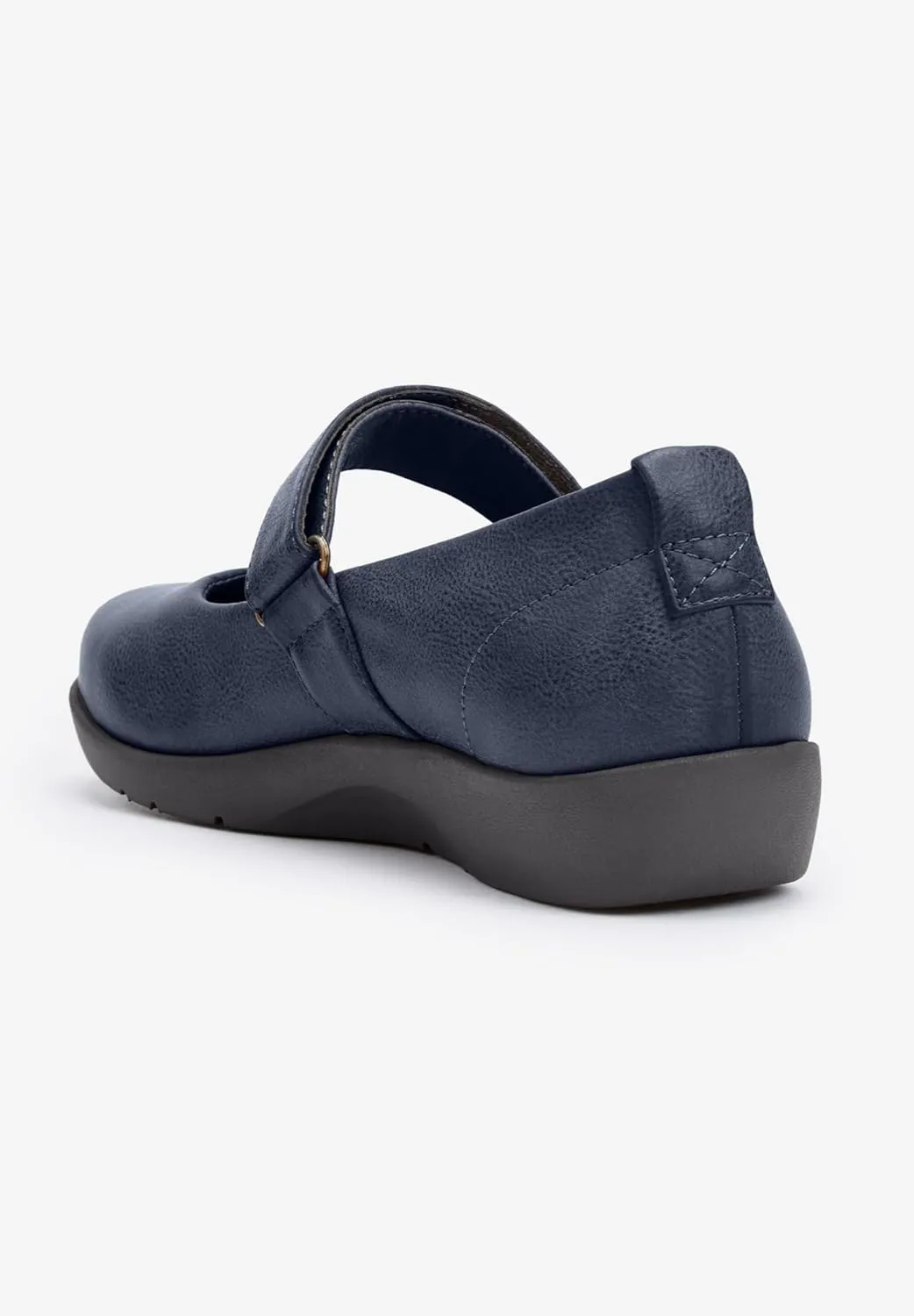 Comfortview Women's Wide Width The Carla Mary Jane Flat