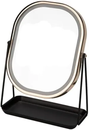 Compact Vanity Mirror Metal Round Makeup Mirror Tabletop Makeup Mirror Tabletop Tray Makeup Mirror Gold Mirror Tabletop Makeup Mirror Salon Hairdressing Mirror