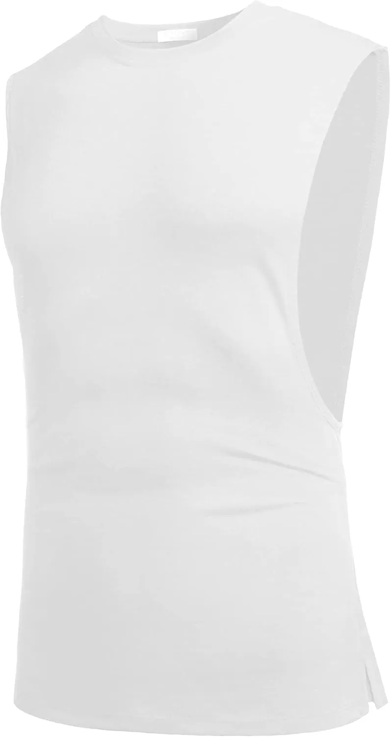 COOFANDY Men Workout Tank Top Gym Bodybuilding Sleeveless Muscle T Shirts Cut Off Shirts