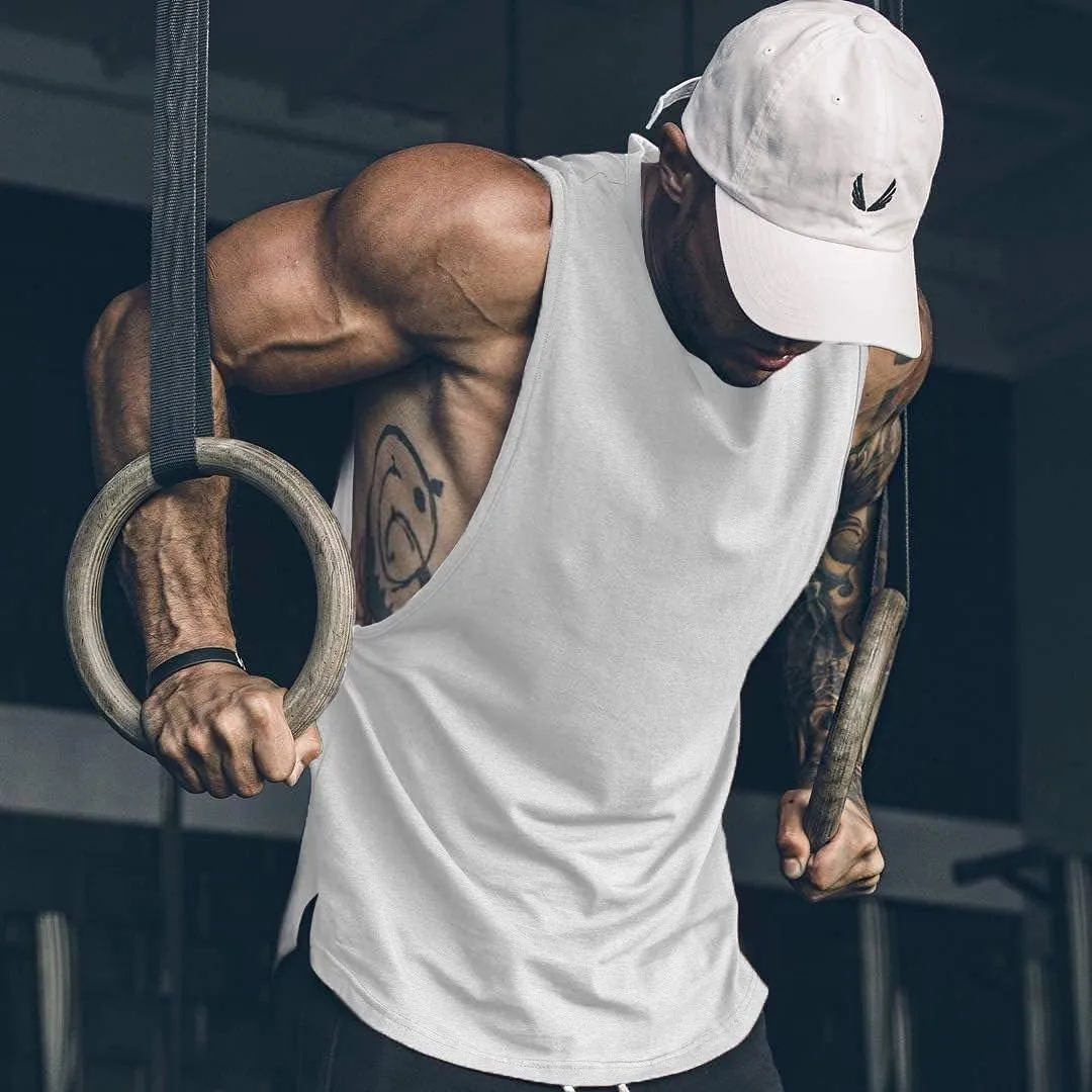 COOFANDY Men Workout Tank Top Gym Bodybuilding Sleeveless Muscle T Shirts Cut Off Shirts