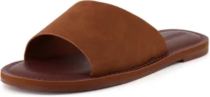 CUSHIONAIRE Women's Carly slide Sandal with Memory Foam