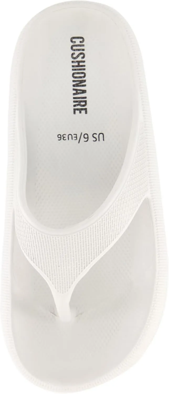 CUSHIONAIRE Women's Fling recovery cloud pool slides sandal with  Comfort