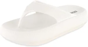 CUSHIONAIRE Women's Fling recovery cloud pool slides sandal with  Comfort