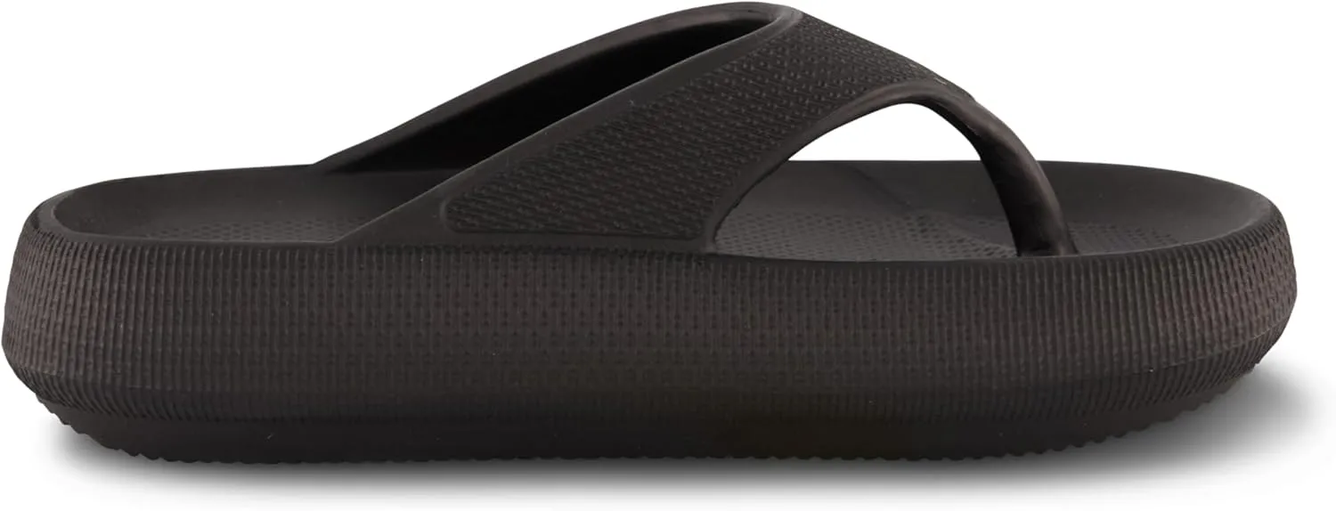 CUSHIONAIRE Women's Fling recovery cloud pool slides sandal with  Comfort