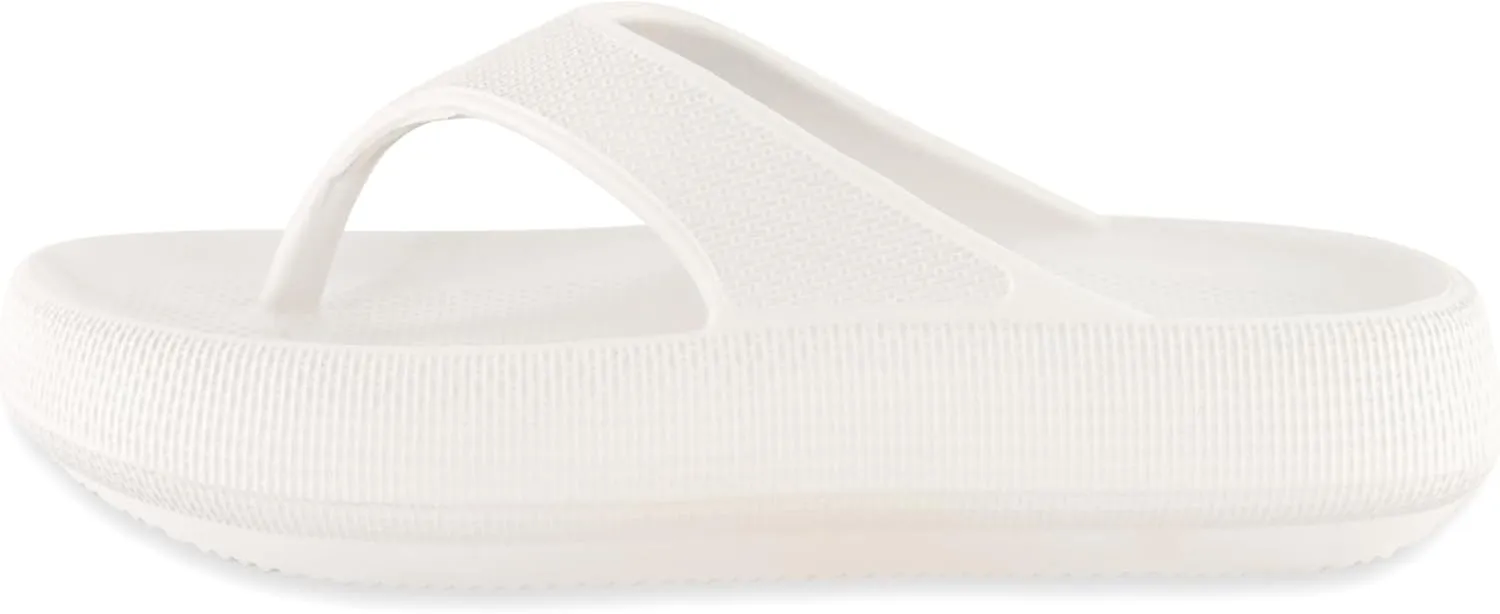 CUSHIONAIRE Women's Fling recovery cloud pool slides sandal with  Comfort