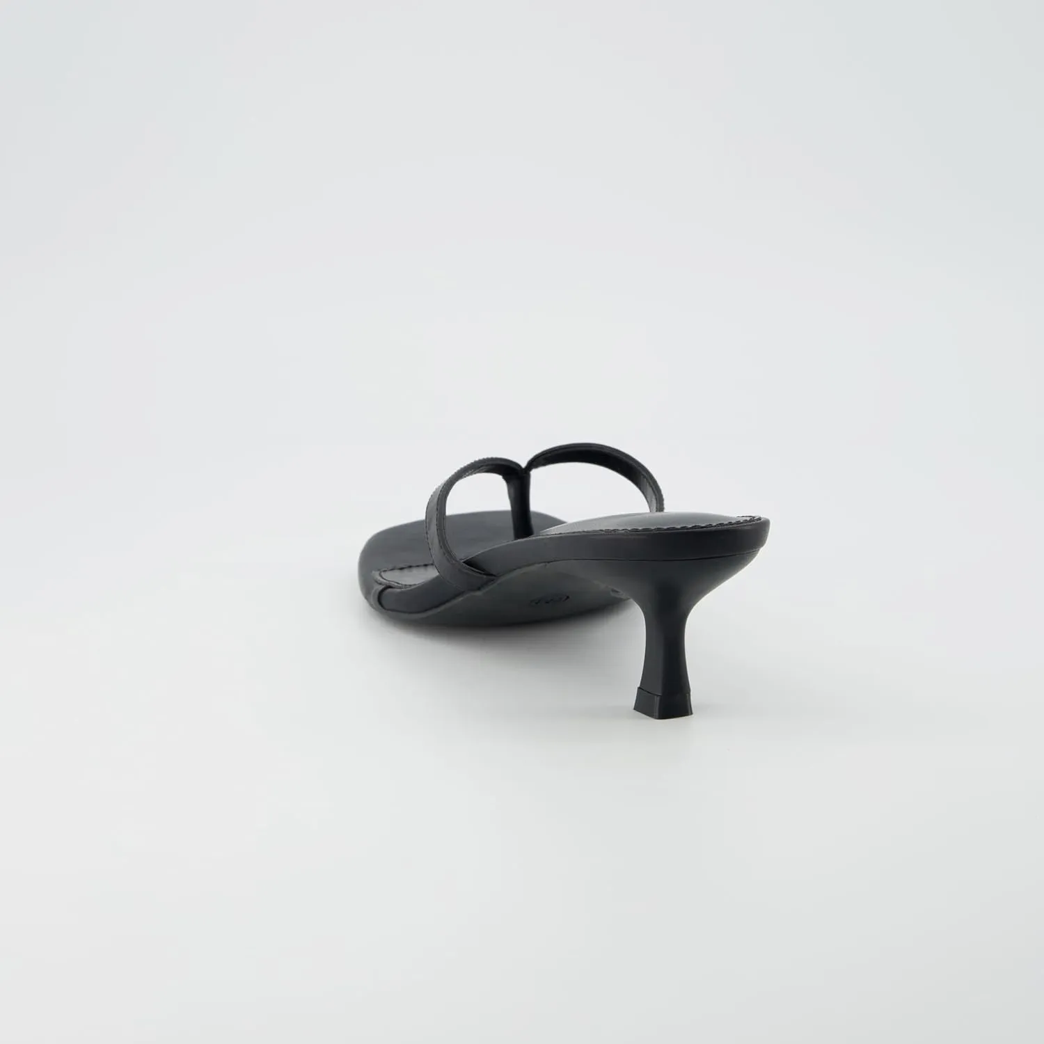 CUSHIONAIRE Women's Miami Kitten heel thong sandals  Memory Foam, Wide Widths Available