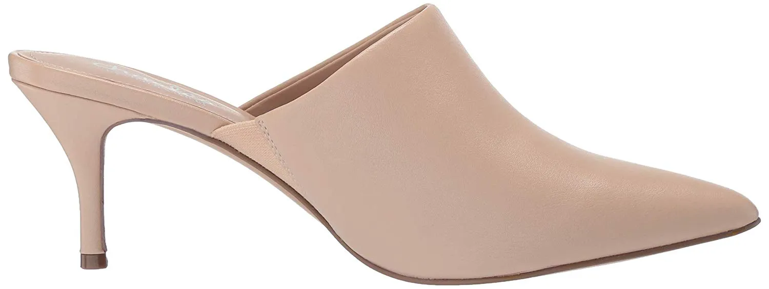 David Sandals Nude Charles Heeled Abree Pointy Back Mule Polished Record-breaking sale Charles by Classic