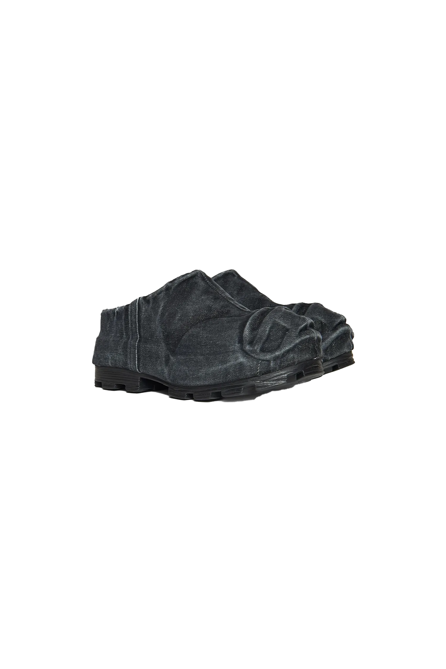 Diesel Denim Sabot Shoes Gray