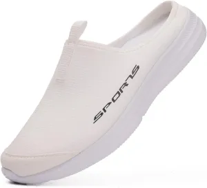 DimaiGlobal Mens Slippers with Arch Support Casual Mules Clog Open Back Shoes Comfort Slip-On Walking Loafer Indoor Outdoor House Shoes