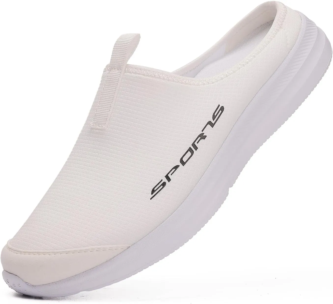 DimaiGlobal Mens Slippers with Arch Support Casual Mules Clog Open Back Shoes Comfort Slip-On Walking Loafer Indoor Outdoor House Shoes