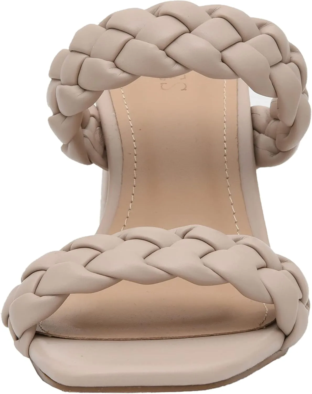 Dunes   CUSHIONAIRE Technology Women's Iris braided Heel Sandal  Memory Foam and Wide Widths Available
