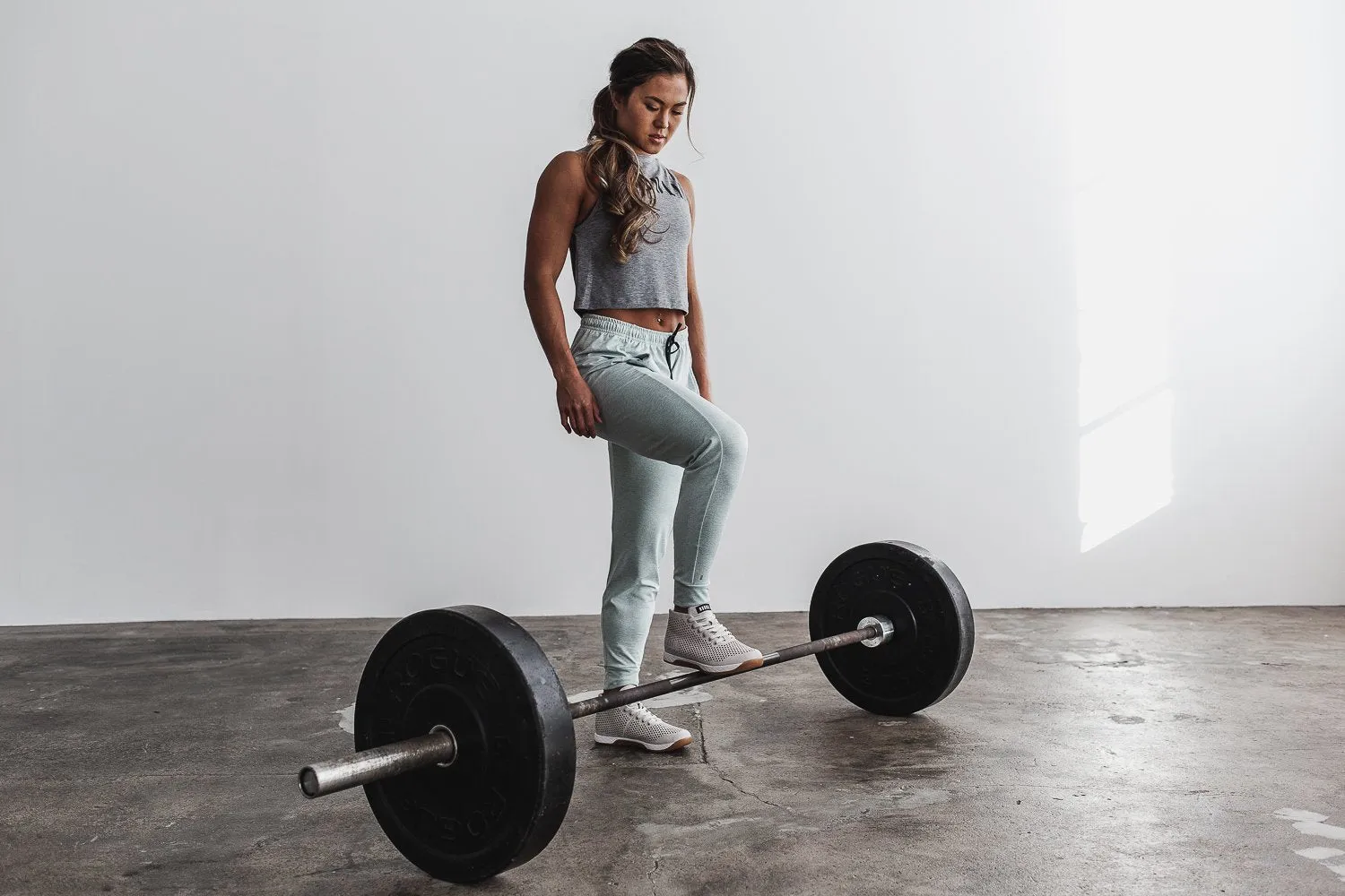 DUST SUEDE MID TRAINER (WOMEN'S)