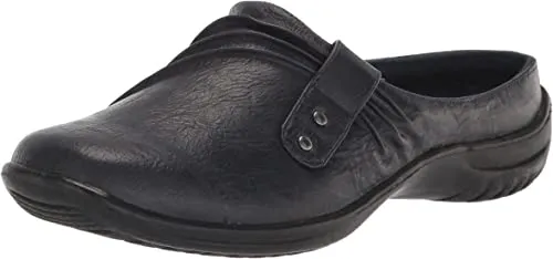 Easy Street Women's Flats, Navy, 6.5 X-Wide