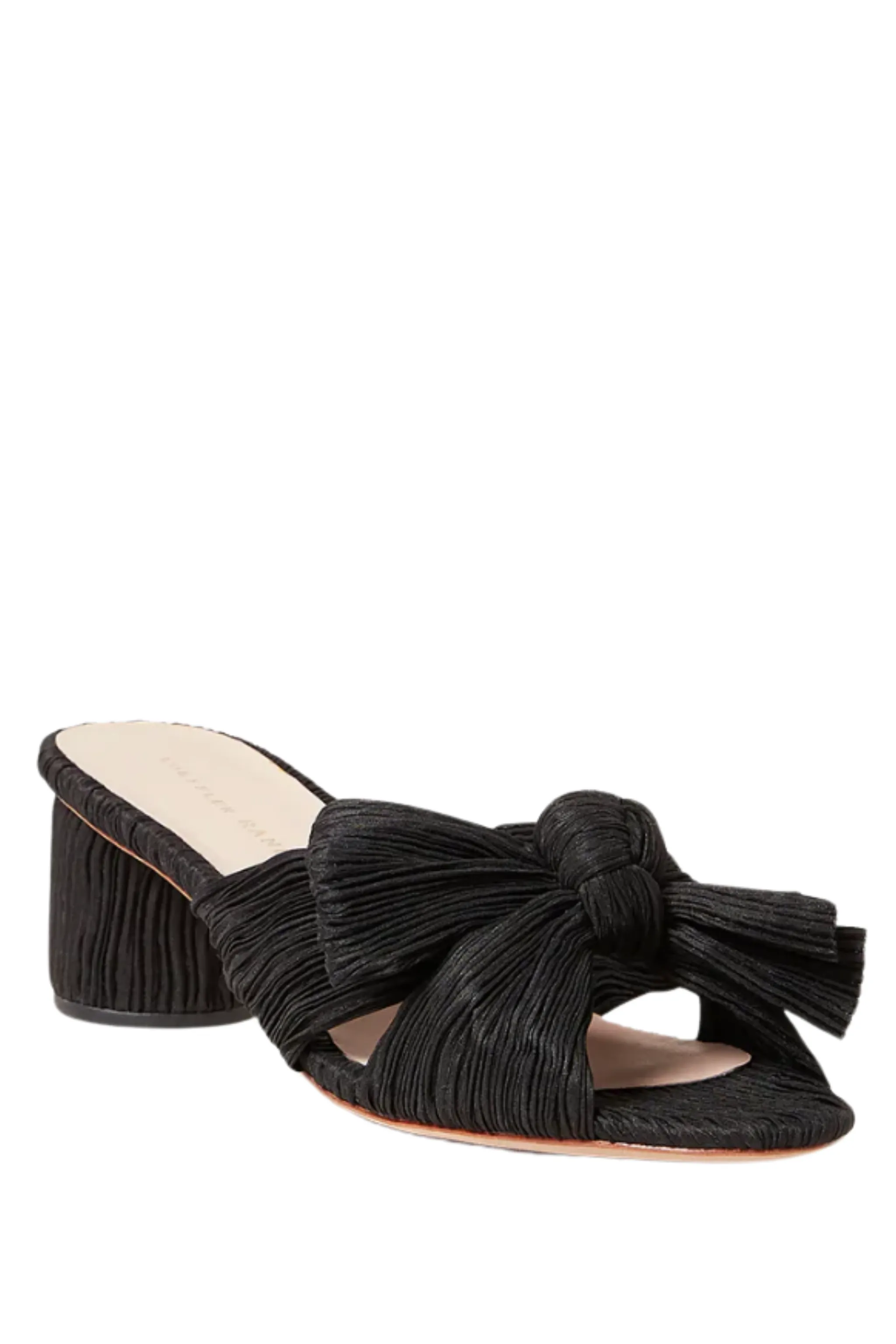 Emilia Knot Mule, Black