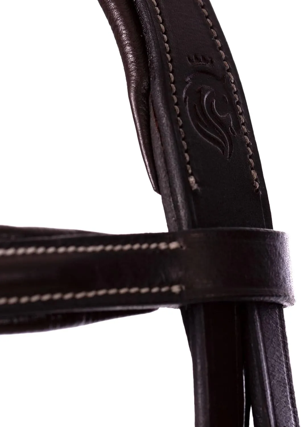 Equinavia Saga Adjustable Padded Fancy Stitched Figure 8 Bridle with Reins