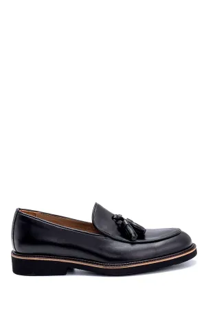 Erkek Deri Püskül Detaylı Loafer