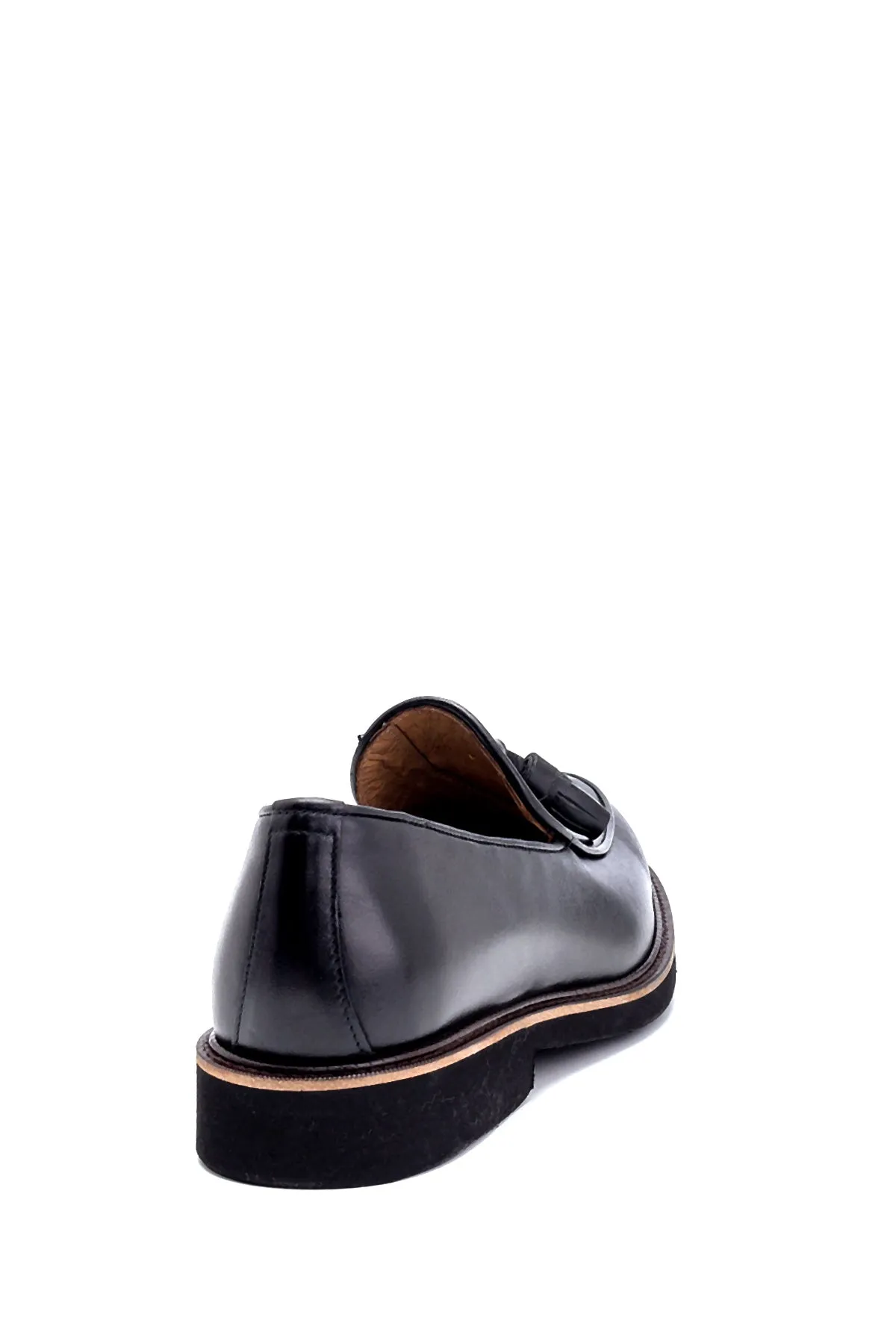 Erkek Deri Püskül Detaylı Loafer