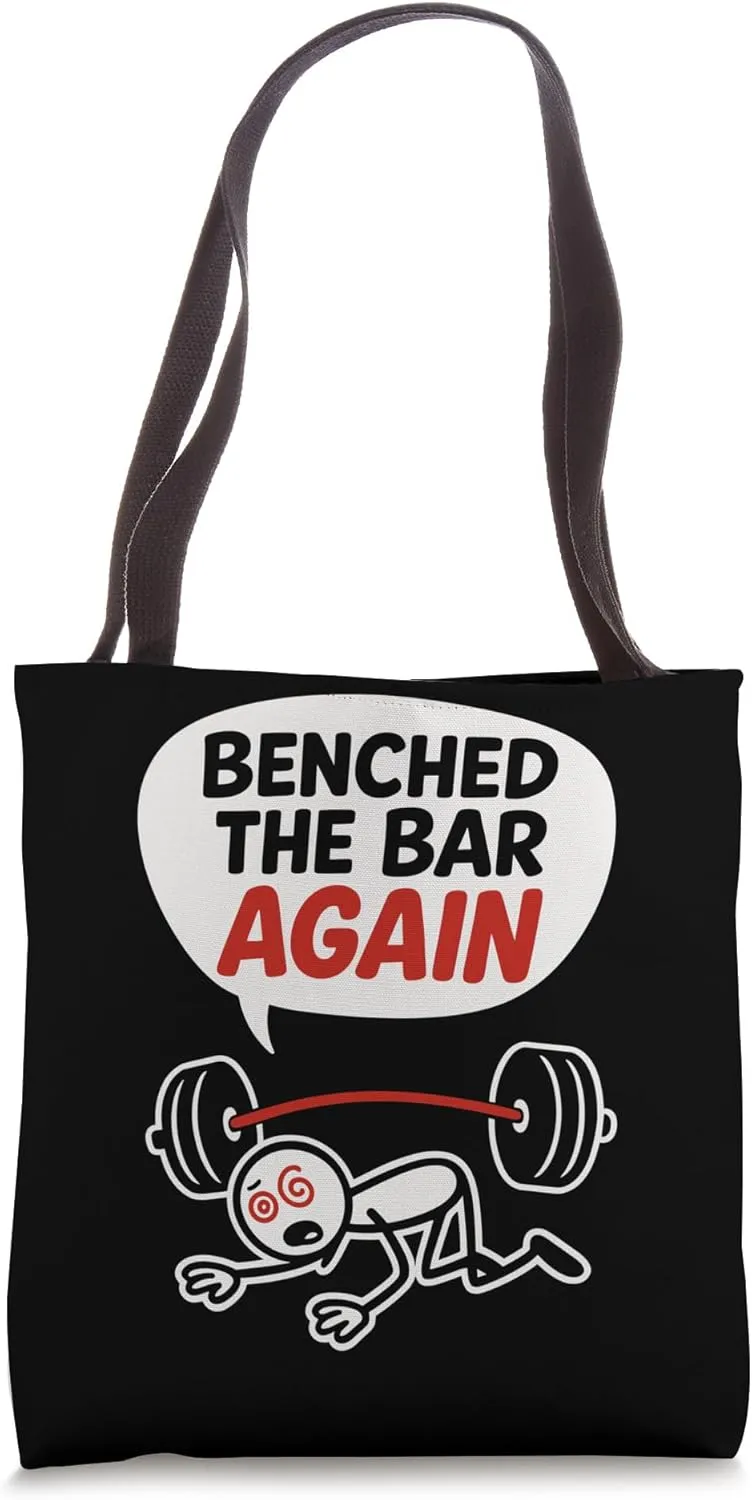 Failed Gym Attempt Funny Fitness Gym Humor Cardio Joke Tote Bag