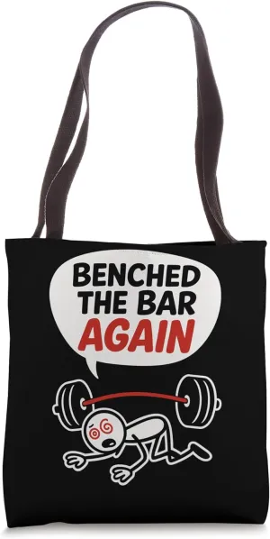 Failed Gym Attempt Funny Fitness Gym Humor Cardio Joke Tote Bag