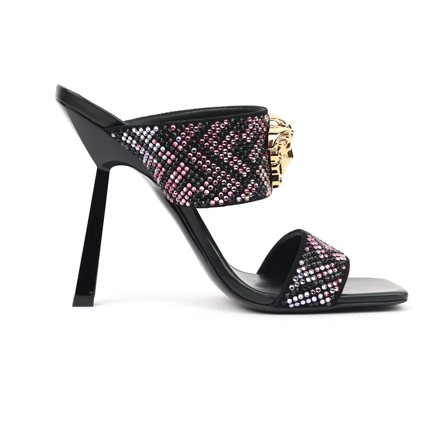 Fendi x Versace Glitter mules