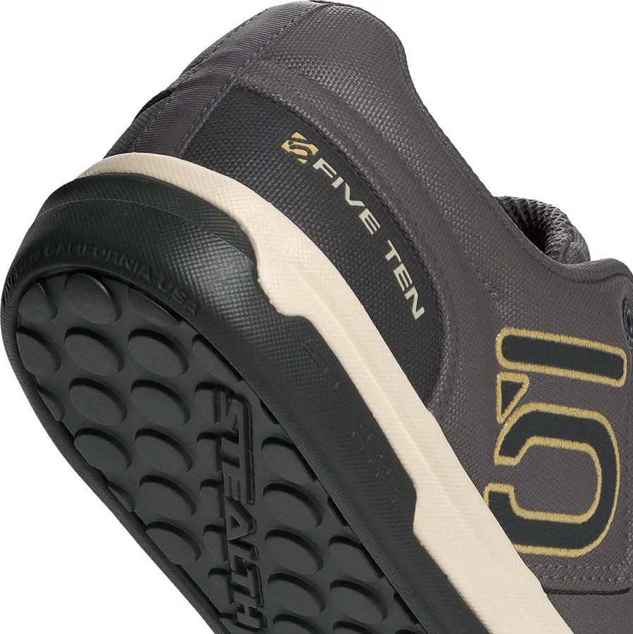 Five Ten Freerider Pro Canvas Flat Shoes - Men's, Charcoal/Carbon/Oat, 10.5