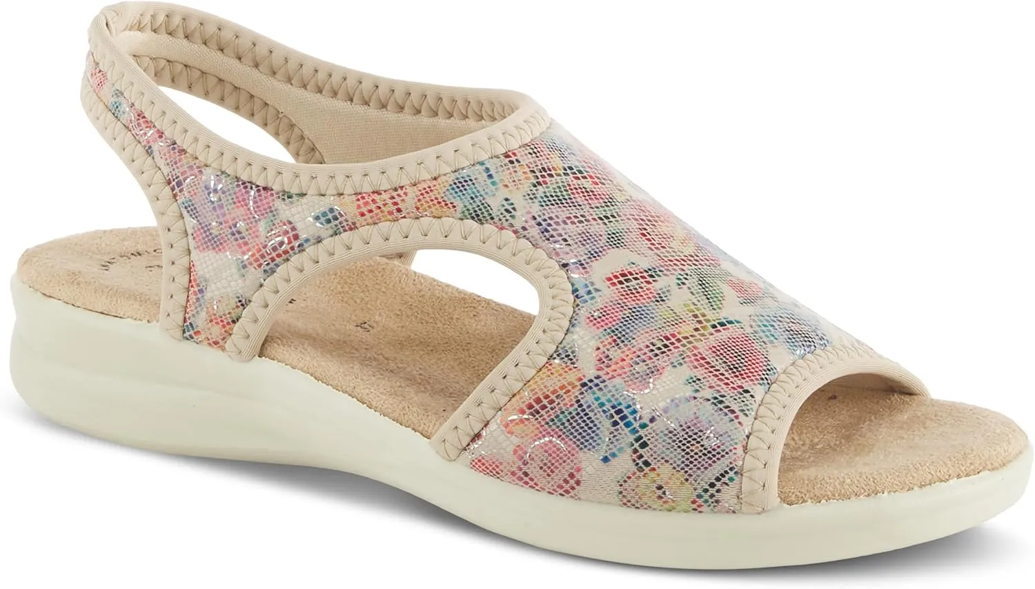 Flexus Women's Nyaman-Floral Slingback Sandal