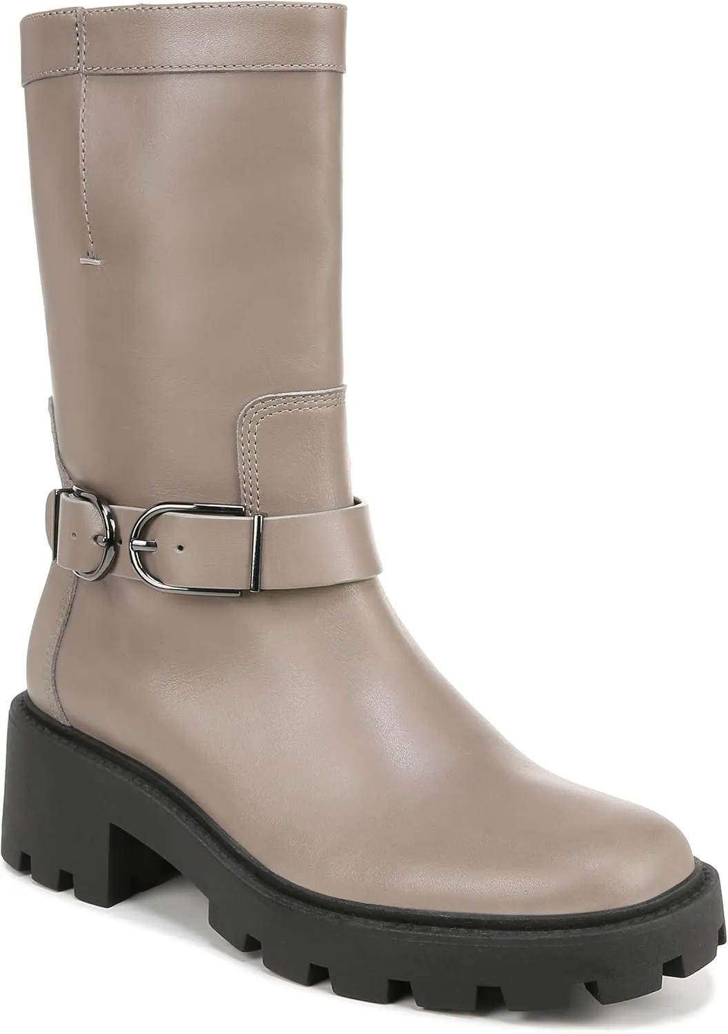 Franco Sarto Women's Elle Mid Shaft Lug Sole Boot Calf
