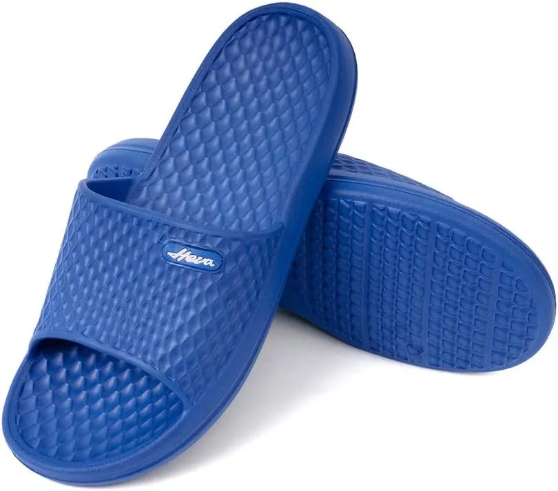 FUNKYMONKEY Mens Bathroom Shower Slippers Indoor Home Beach Non Slip Sandal