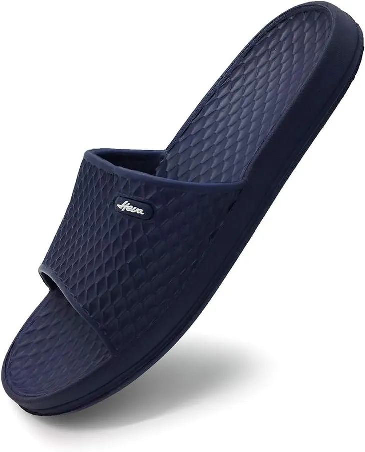 FUNKYMONKEY Mens Bathroom Shower Slippers Indoor Home Beach Non Slip Sandal