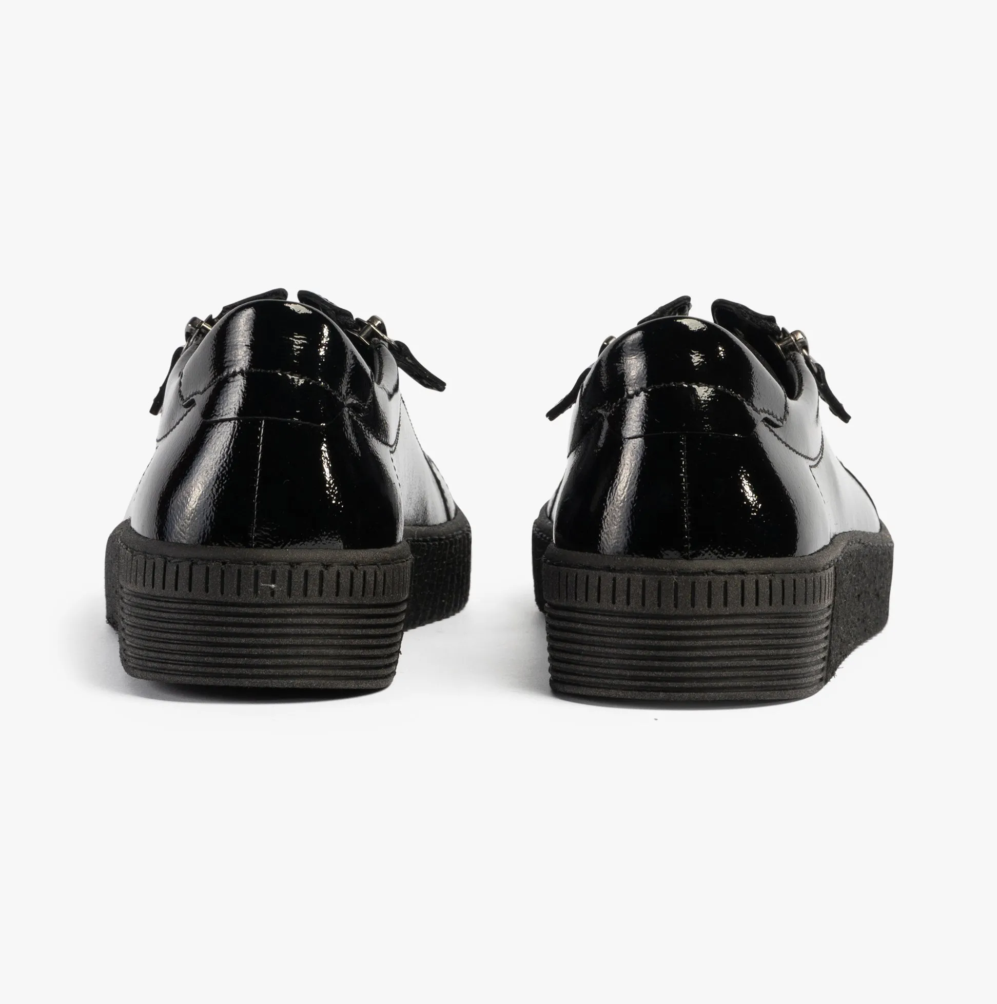 Gabor WISDOM Womens Trainers Black Patent