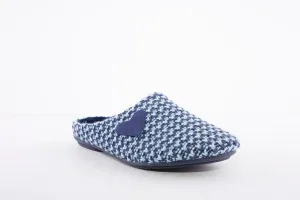 GARZON - 5501.345 FLAT KNIT MULE SLIPPER - BLUE