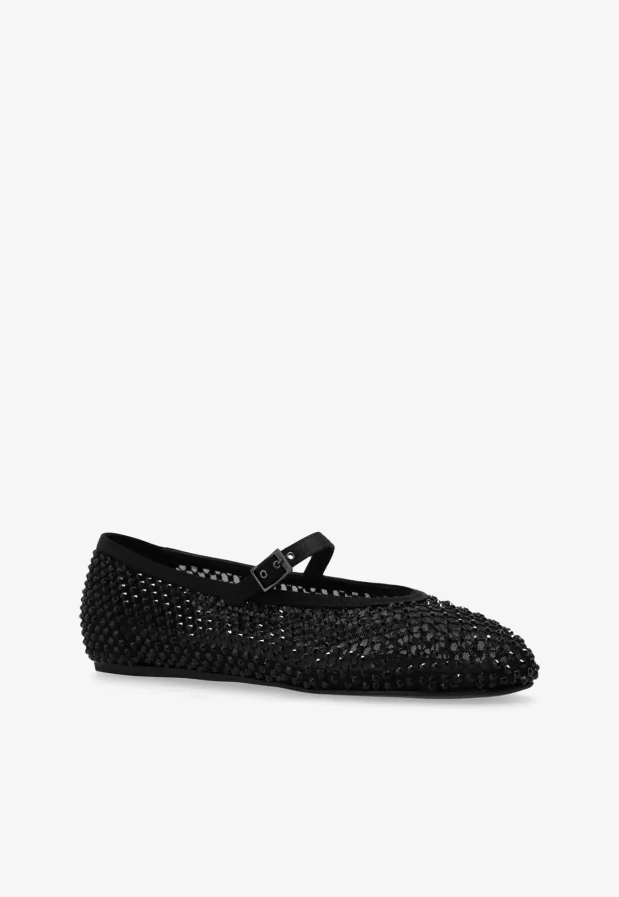 Gilda Crystal-Embellished Ballet Flats