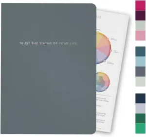 Goal Setting Companion Notebooks - Undated 12-Months Planner for Bold Vision & Weekly Actions, A5 Confidence-Building Achievement System, Just Begin Set