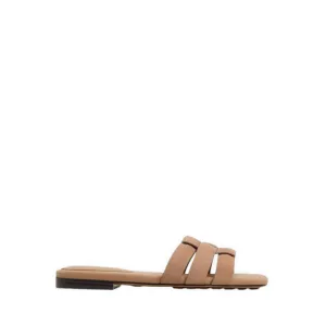 GOTOSANDAL FLAT SANDALS - MEDIUM BROWN