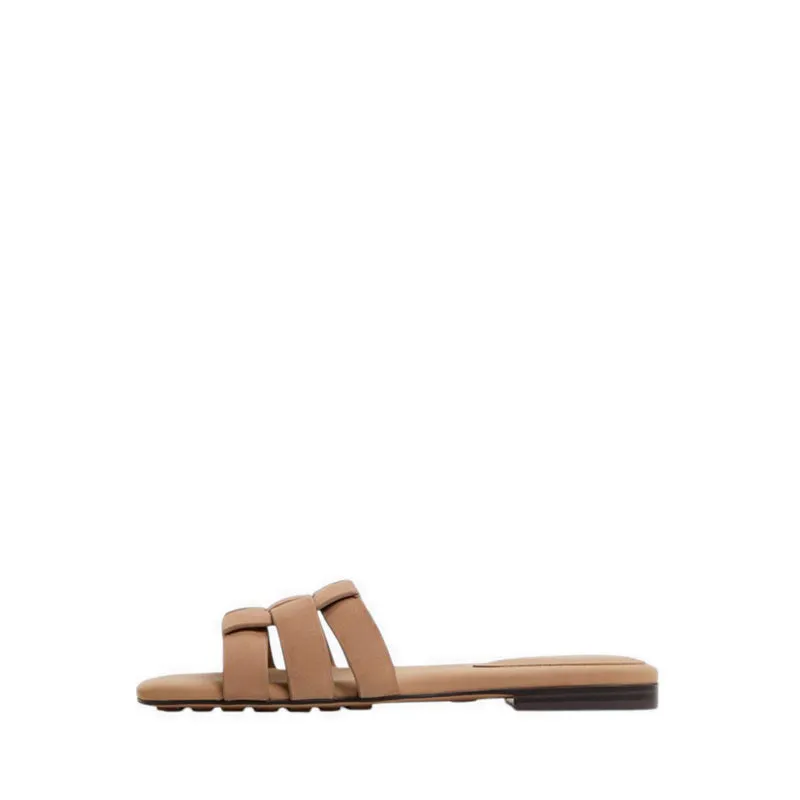 GOTOSANDAL FLAT SANDALS - MEDIUM BROWN