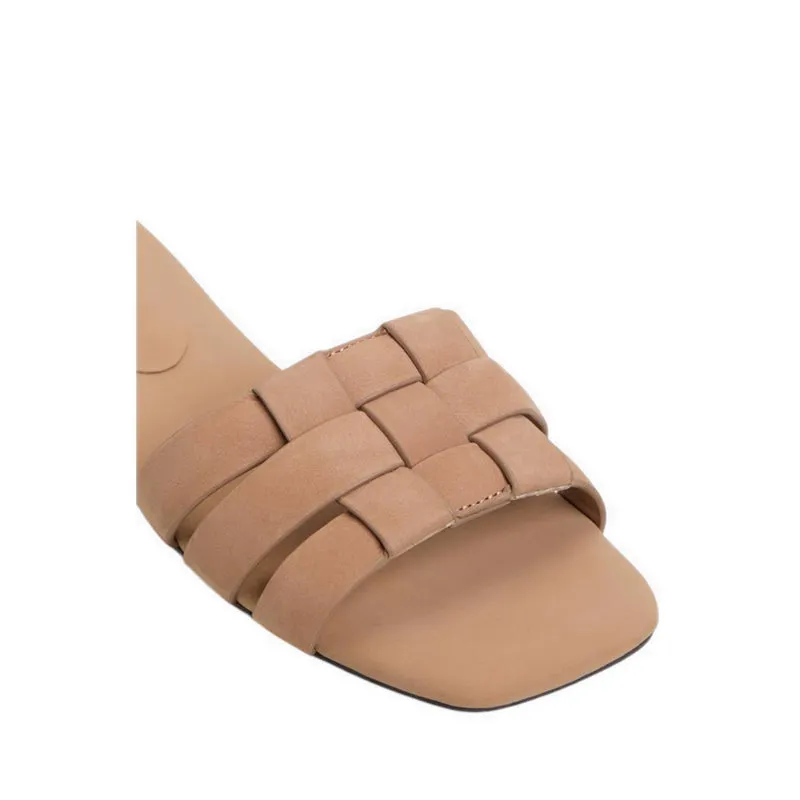 GOTOSANDAL FLAT SANDALS - MEDIUM BROWN