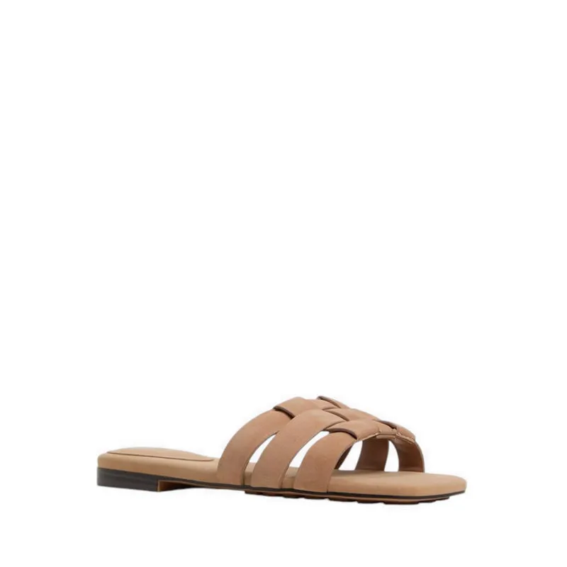 GOTOSANDAL FLAT SANDALS - MEDIUM BROWN