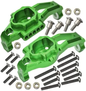 GPM for Traxxas TRX-4 Trail Defender Crawler/TRX-6 MERC-Benz G63 Upgrade Parts Aluminum Adjustable Front C Hub - 1Pr Set Green
