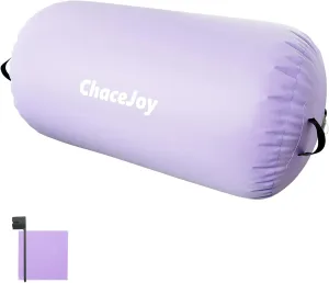 Gymnastics Air Barrel Inflatable Tumbling Roller for Cheerleading and Gymnastics Home Training Perfect for Back Handspring Practice Tumbling Drills Air Roller for Kids and Adults Includes Repair Kit