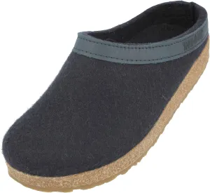 HAFLINGER Grizzly Torben 713001, Unisex Adult House Shoes Slippers, Size: 45 EU, Colour: Blue, 11 AU