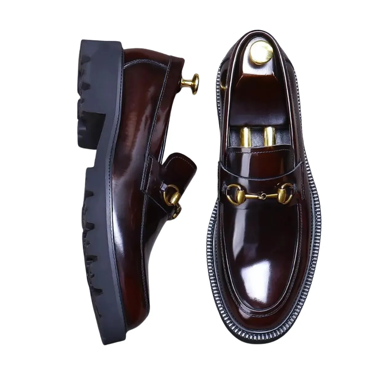 Handmade Premium Leather Bit Dress Shoes
