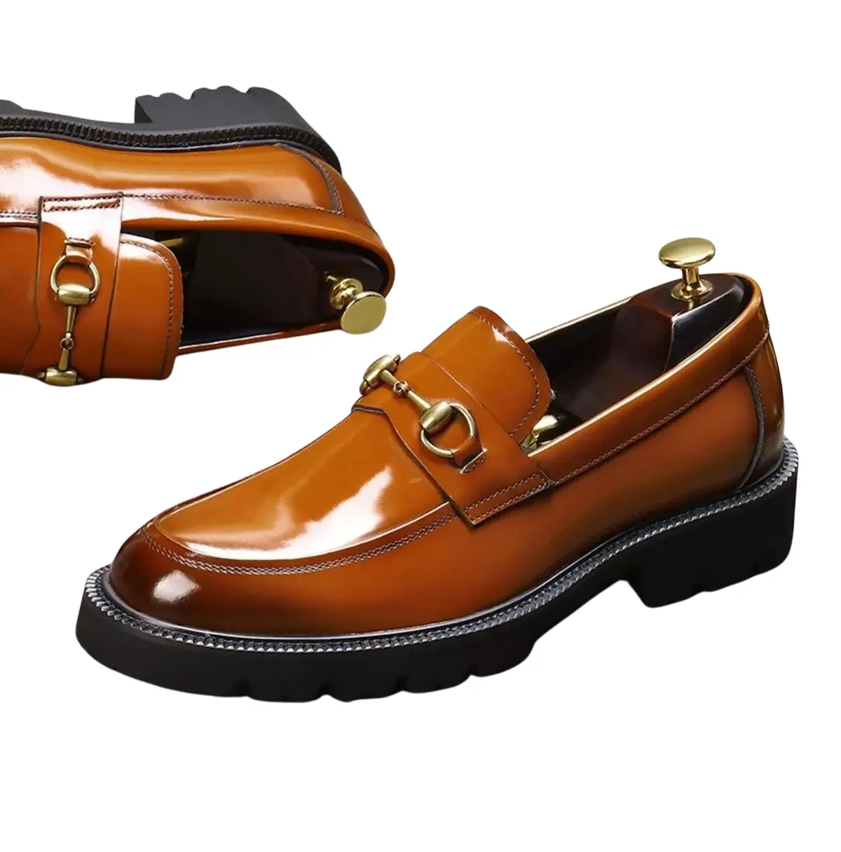 Handmade Premium Leather Bit Dress Shoes