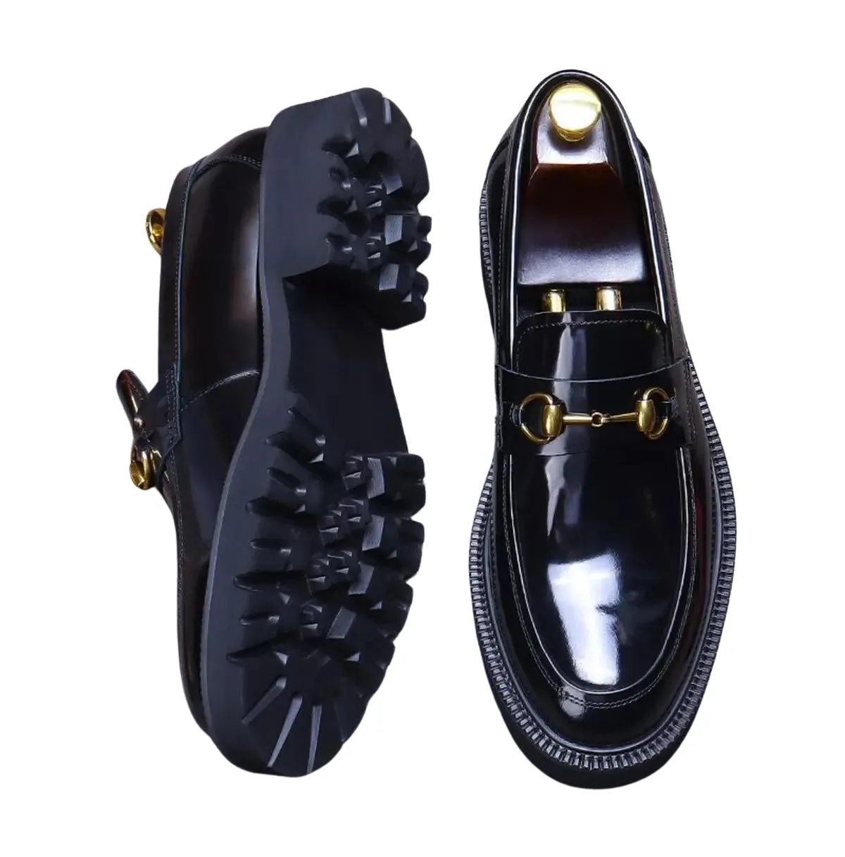 Handmade Premium Leather Bit Dress Shoes