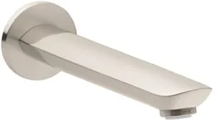hansgrohe Tub Spout Premium 3-inch Modern Tub Spout in brushed nickel, 71320821