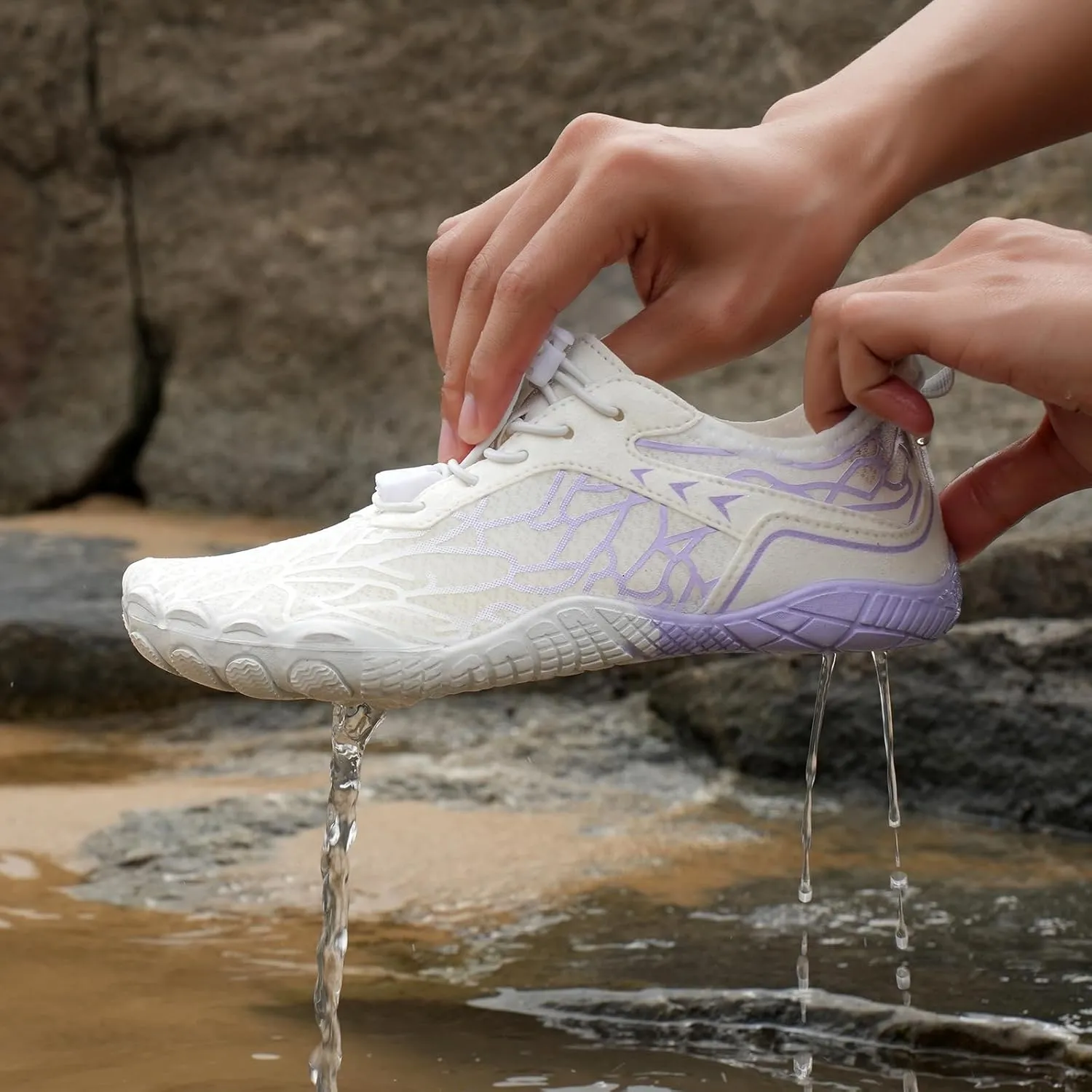 Hike Barefoot Shoes for Women Minimalist Trail Running Barefoot Shoes Wide Toe Box Comfortable Athletic Footwear Pro Healthy and Non-Slip Breathable Barefoot Shoe Hiking Walking Shoe Unisex