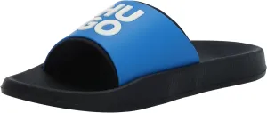 HUGO men's Stacked Logo Slide Sandal